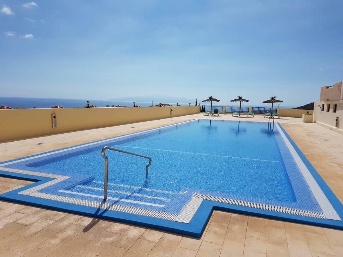 Villa Roque Del Conde With Fantastic Sea View, Terrace, Pool, Wifi, Sat-Tv, Garage Адехе Экстерьер фото